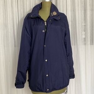 Men’s Kanuk “Le Capelan” winter navy  blue jacket, outdoor! Hood! Size XL (4)